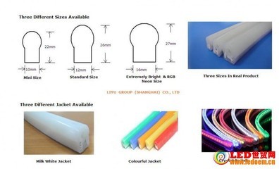 LED燈帶廠家現貨220V各色，出口品質的LED柔性霓虹燈帶